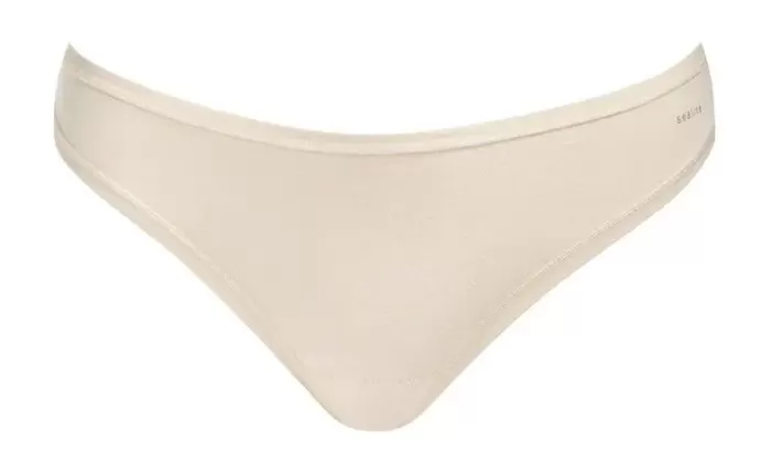 Стрінги жіночі "Однотон" бежеві