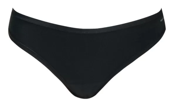 Міні-стрінги жіночі "Однотон" чорні