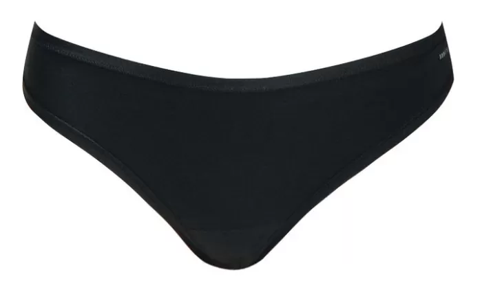 Міні-стрінги жіночі "Однотон" чорні