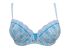 Бюстгальтер "Мереживо з трояндами" блакитний