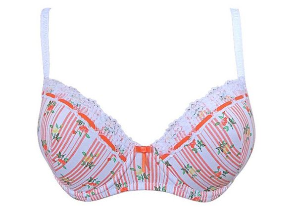 Бюстгальтер "Мереживо з трояндами" рожевий