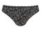 Міні-стрінги жіночі "Квіточки" чорні