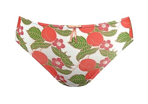 Міні-стрінги жіночі "Мереживо з персиками"