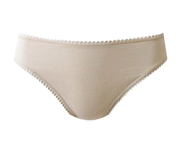 Міні-стрінги жіночі "Однотон" бежеві