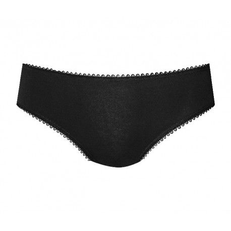 Мини-стринги женские "Однотон" черный